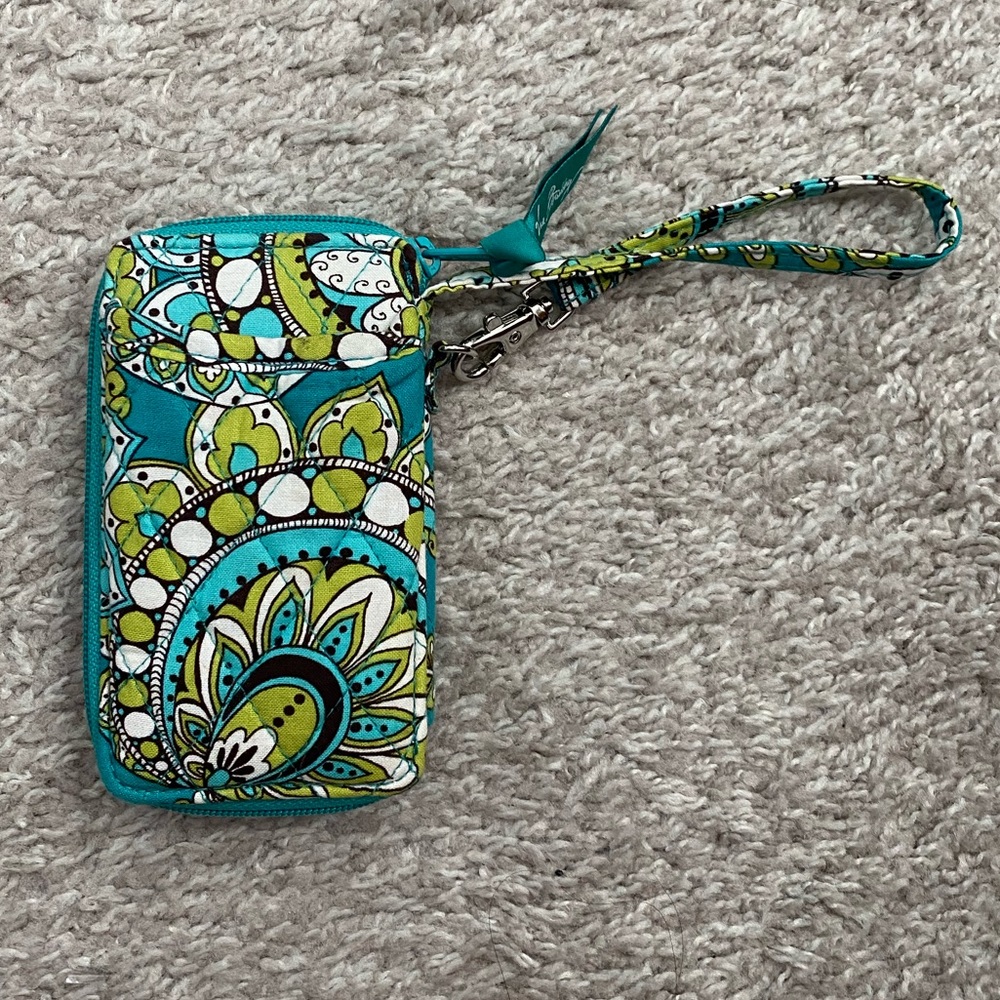 Vera Bradley Phone Wristlet in Peacock